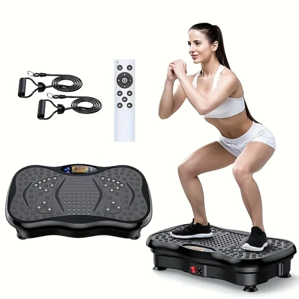 Compact Full-Body Exercise Vibration Plate Machine